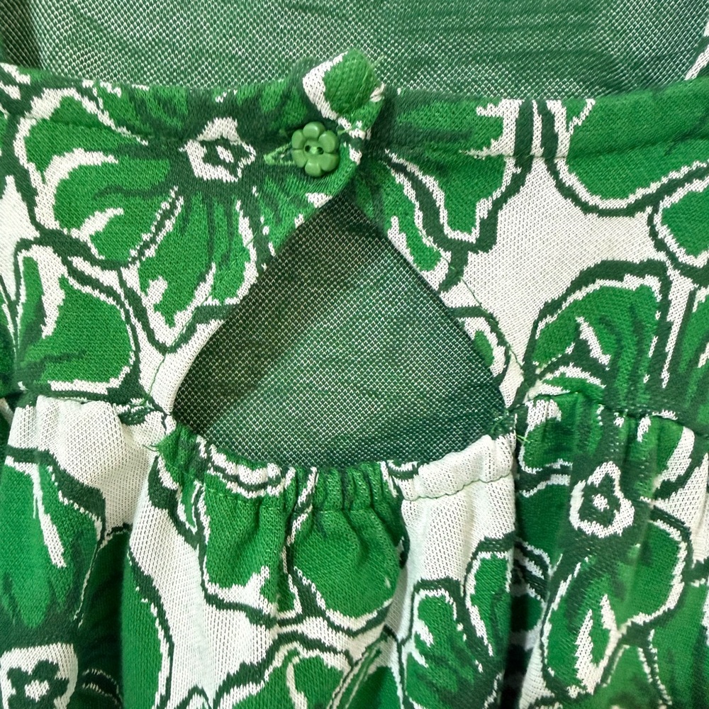 Tahari Kids Dress with Green Floral Design - Picture 4 of 7